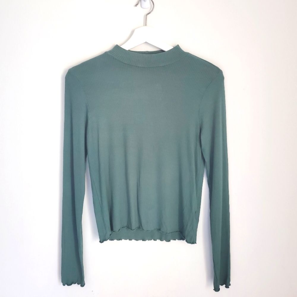 AE Soft & Sexy Ribbed Tissuethin Long Sleeve Size S